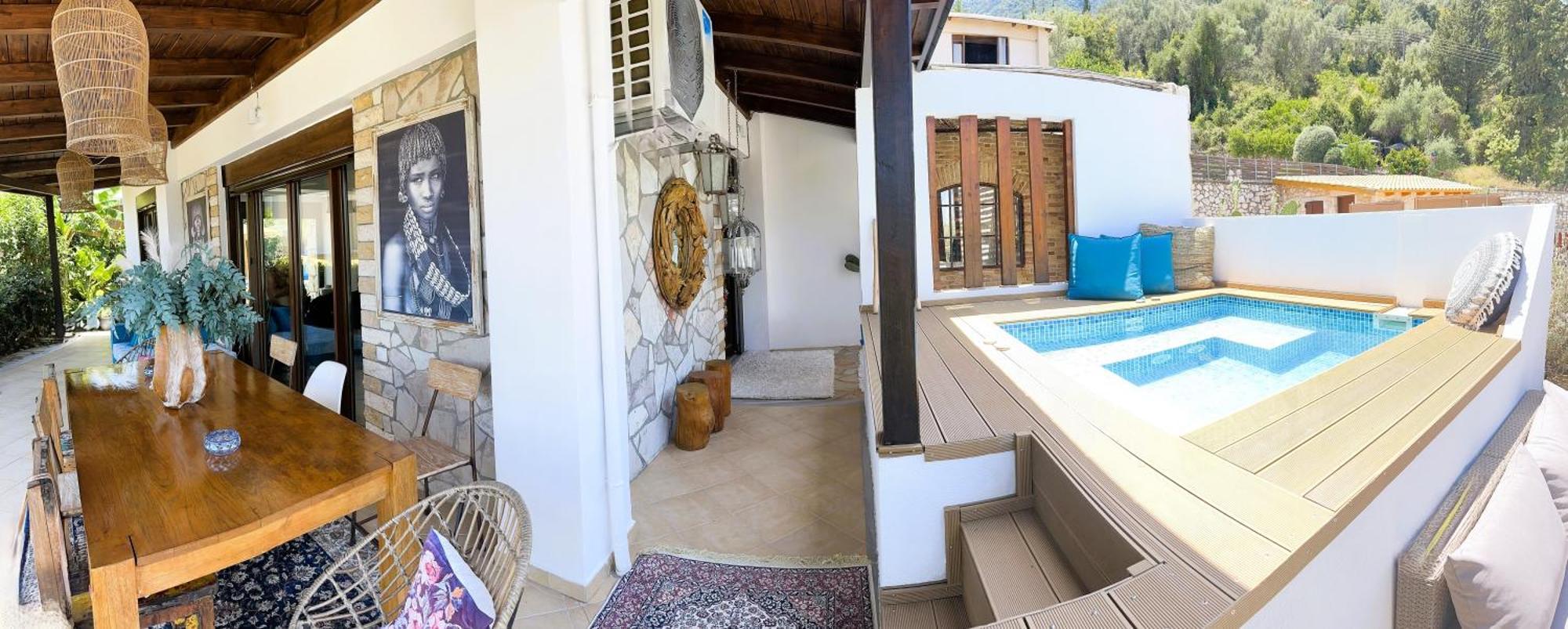 Luxury Villa Athina 尼基亚娜 外观 照片